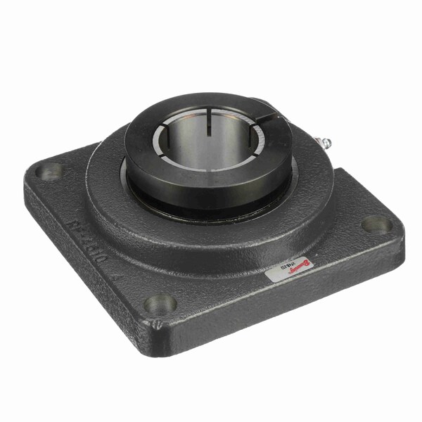 Mounted Cast Iron Four Bolt Flange Ball Bearing, 52100 Bearing Steel, Concentric Lock